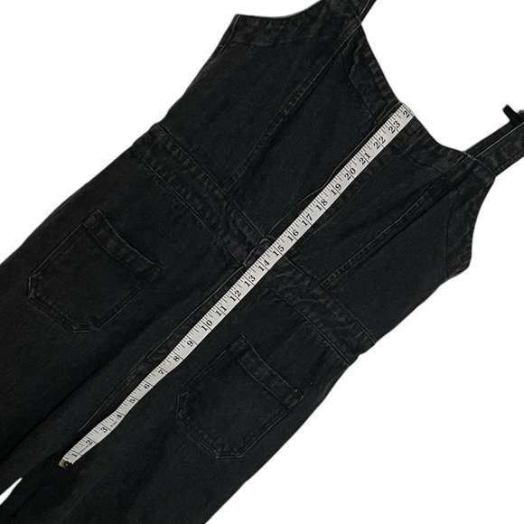 NWT Whimsy + Row Grace Jumpsuit Black Wash Denim - Picture 7 of 13